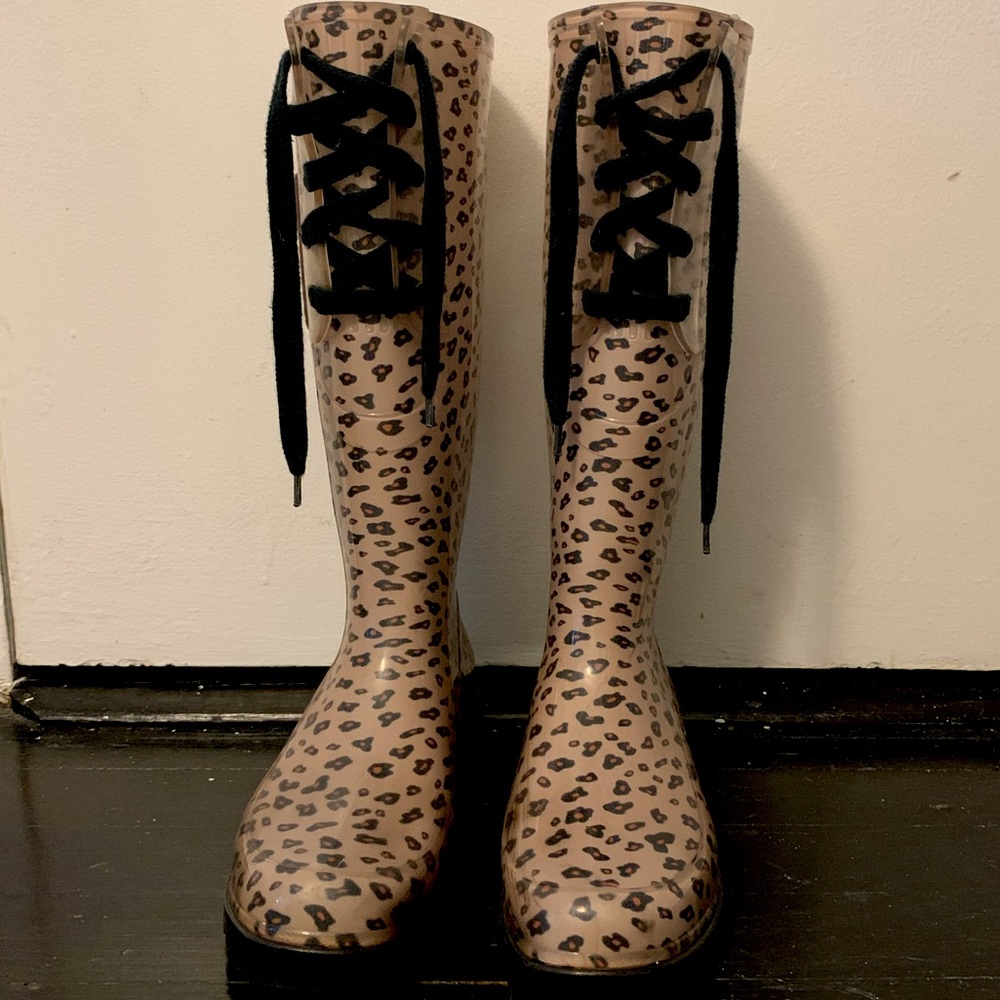 See by Chloe Rainboots.  Size 38